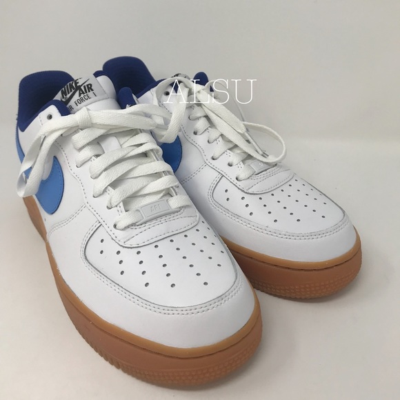 Nike Custom Air Force 1’07 Tristan White Blue W - Picture 4 of 8